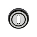 Heritage Brass Key Escutcheon Polished Chrome finish - V6722-PC - Choice Handles