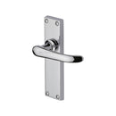 Heritage Brass Door Handle Lever Latch Windsor Design Polished Chrome finish - V713-PC - Choice Handles