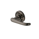 Heritage Brass Door Handle Lever on Rose Windsor Design Matt Bronze Finish
 - V720-MB - Choice Handles