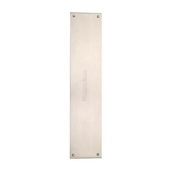 Heritage Brass Fingerplate 350mm Satin Nickel finish
 - V740 350-SN - Choice Handles