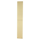 Heritage Brass Fingerplate 500mm Satin Brass finish
 - V740 500-SB - Choice Handles