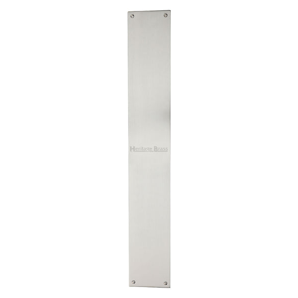 Heritage Brass Fingerplate 500mm Satin Nickel finish
 - V740 500-SN - Choice Handles