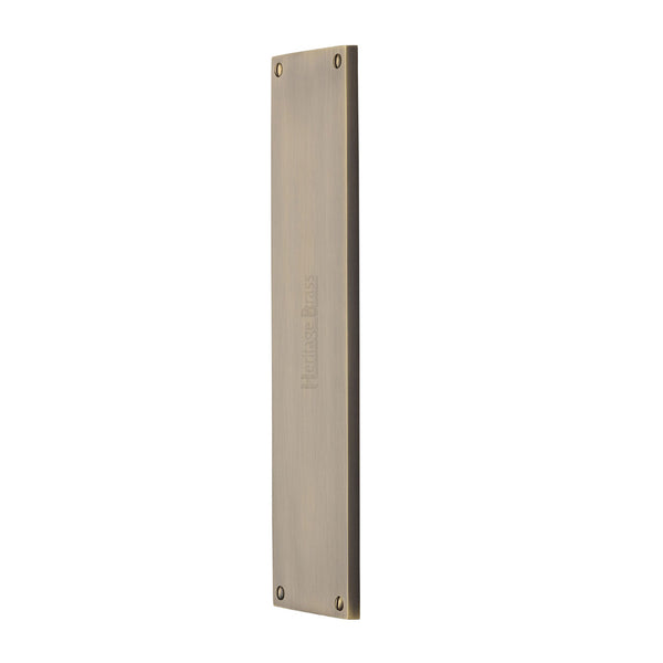 Heritage Brass Fingerplate 310mm Antique Brass finish - V741 310-AT - Choice Handles