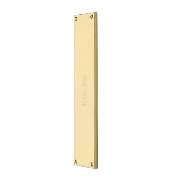 Heritage Brass Fingerplate 310mm Polished Brass finish - V741 310-PB - Choice Handles