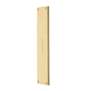 Heritage Brass Fingerplate 310mm Satin Brass finish - V741 310-SB - Choice Handles