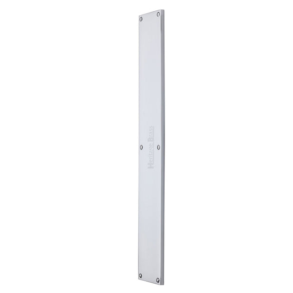 Heritage Brass Fingerplate 500mm Polished Chrome finish - V741 500-PC - Choice Handles