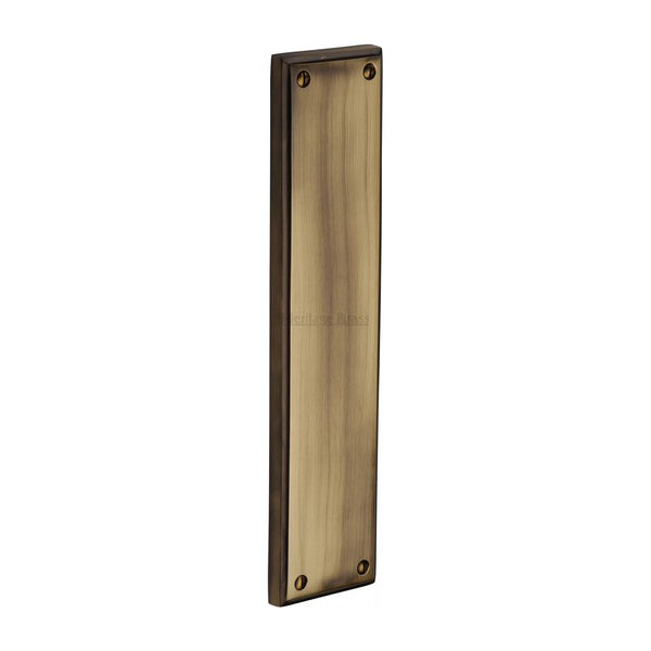 Heritage Brass Fingerplate Antique finish - V743-AT - Choice Handles
