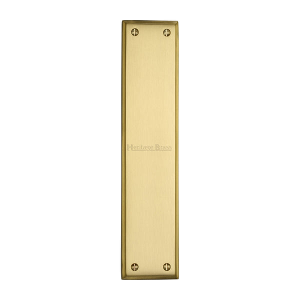 Heritage Brass Fingerplate Satin Brass finish - V743-SB - Choice Handles