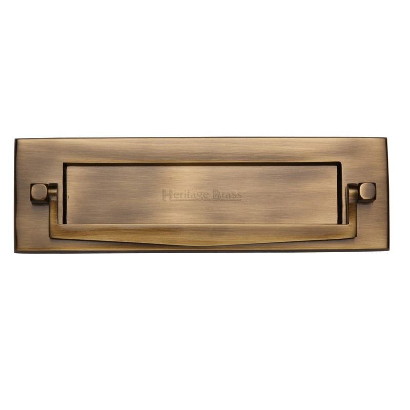 Heritage Brass Postal Knocker Antique finish - V830-AT - Choice Handles