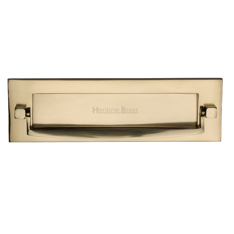 Heritage Brass Postal Knocker Polished Brass finish - V830-PB - Choice Handles