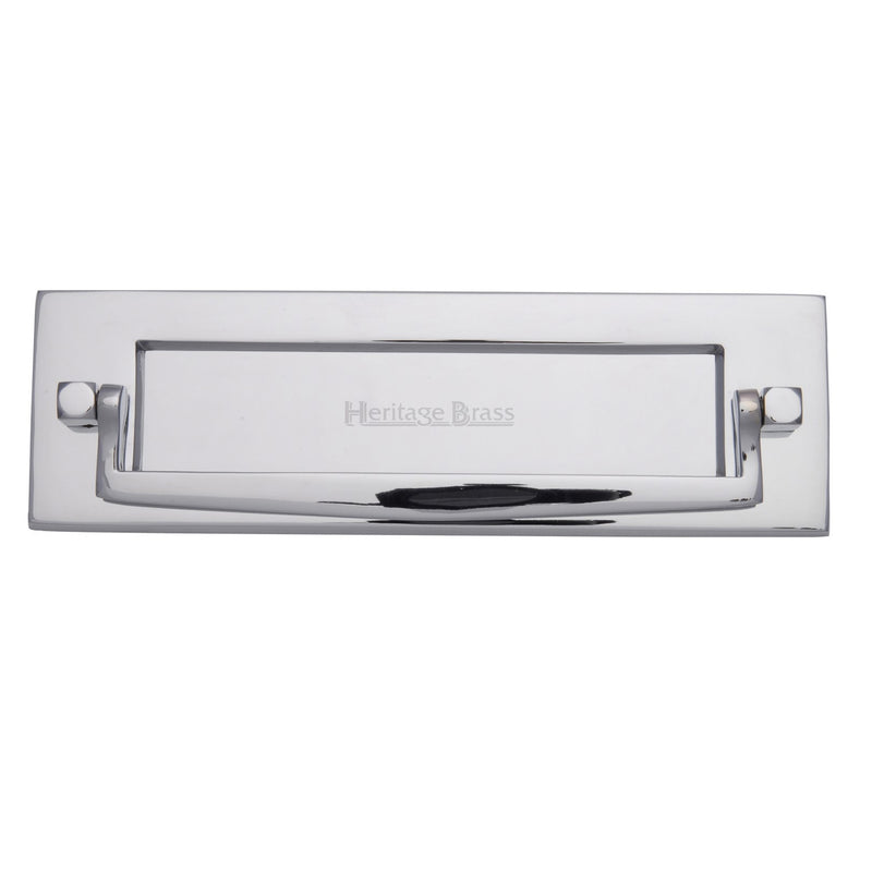 Heritage Brass Postal Knocker Polished Chrome finish - V830-PC - Choice Handles