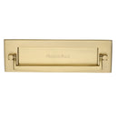 Heritage Brass Postal Knocker Satin Brass finish - V830-SB - Choice Handles