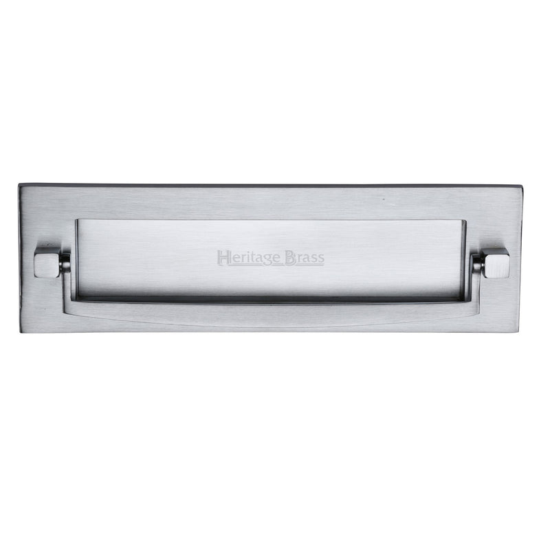 Heritage Brass Postal Knocker Satin Chrome finish - V830-SC - Choice Handles