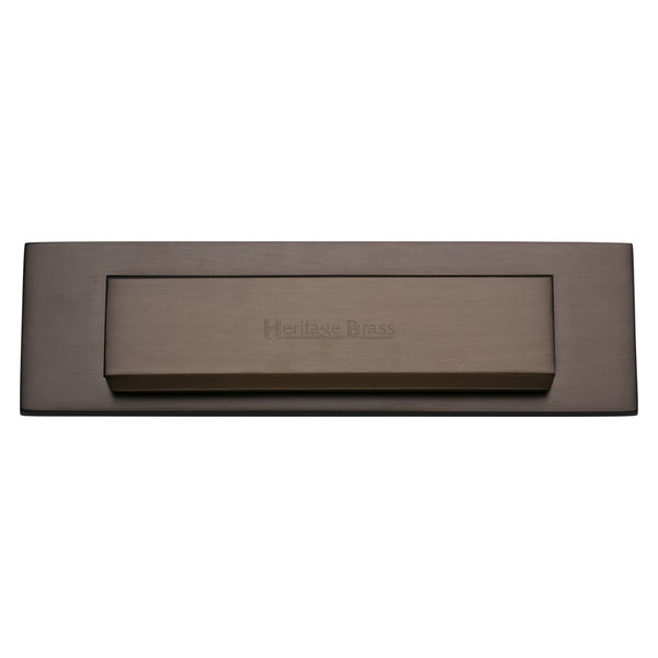 Heritage Brass Gravity Letterplate Matt Bronze finish
 - V842-MB - Choice Handles