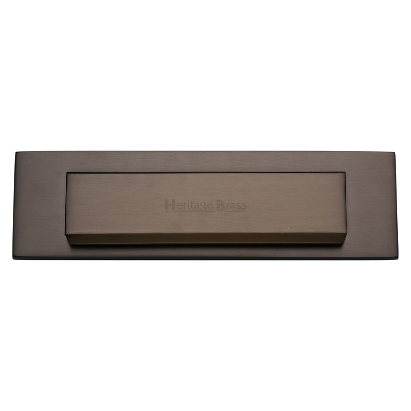 Heritage Brass Gravity Letterplate Matt Bronze finish
 - V842-MB - Choice Handles