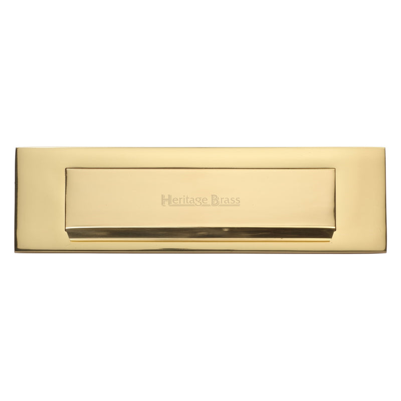 Heritage Brass Gravity Letterplate Polished Brass finish
 - V842-PB
