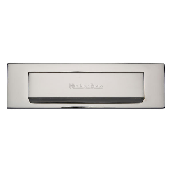 Heritage Brass Gravity Letterplate Polished Nickel
 - V842-PNF