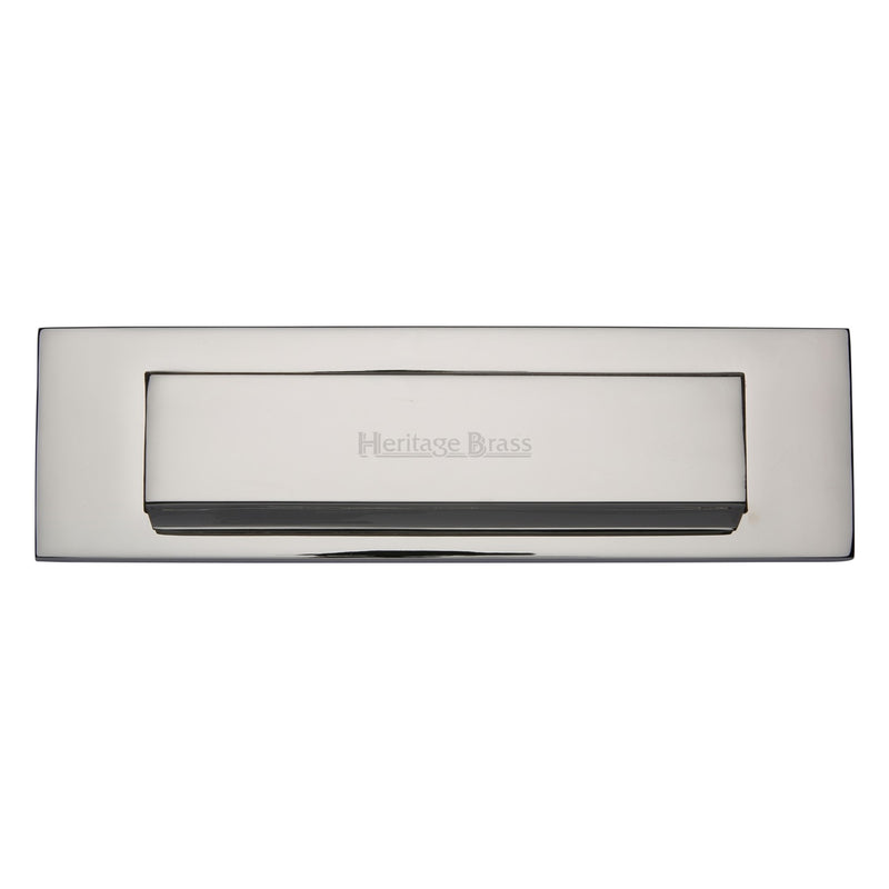 Heritage Brass Gravity Letterplate Polished Nickel
 - V842-PNF