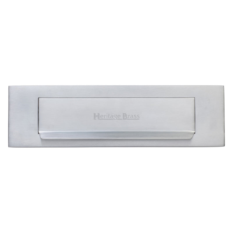 Heritage Brass Gravity Letterplate Satin Chrome finish - V842-SC - Choice Handles