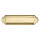 Heritage Brass Gravity Letterplate Polished Brass finish
 - V843-PB - Choice Handles