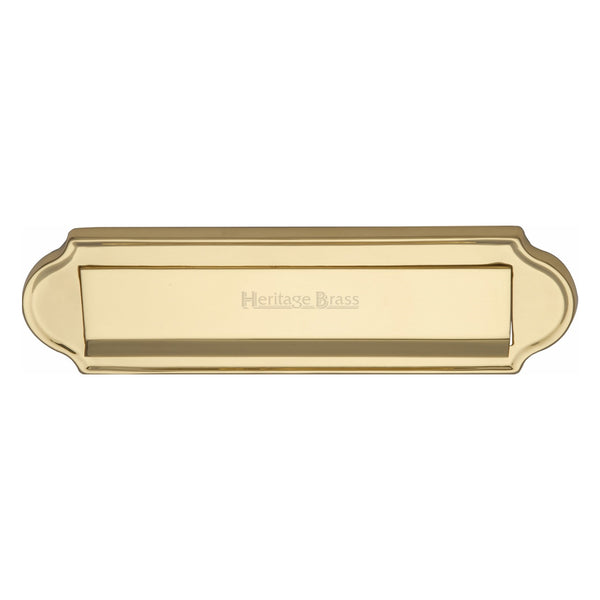 Heritage Brass Gravity Letterplate Polished Brass finish
 - V843-PB