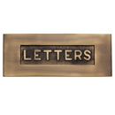 Heritage Brass Embossed Letterplate Antique finish - V845-AT - Choice Handles