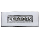 Heritage Brass Embossed Letterplate Polished Chrome finish - V845-PC - Choice Handles