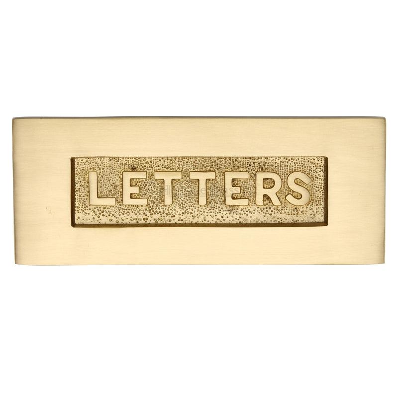 Heritage Brass Embossed Letterplate Satin Brass finish
 - V845-SB - Choice Handles