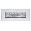 Heritage Brass Embossed Letterplate Satin Chrome Finish
 - V845-SC - Choice Handles