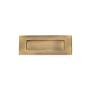 Heritage Brass Letterplate  8" x 3" Antique finish - V850 203-AT - Choice Handles