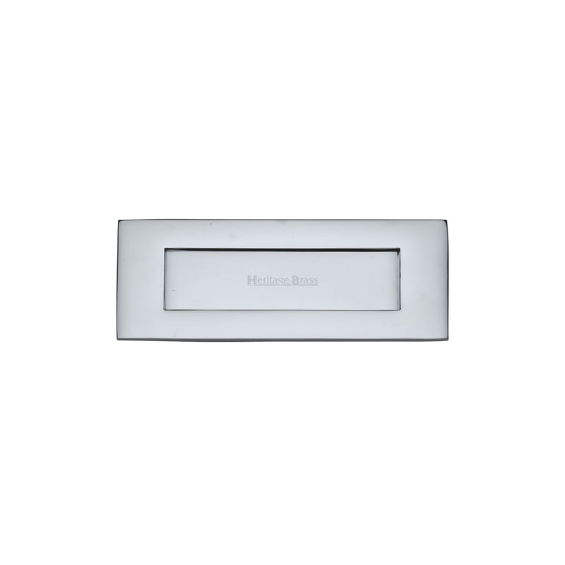 Heritage Brass Letterplate  8" x 3" Polished Chrome finish - V850 203-PC - Choice Handles