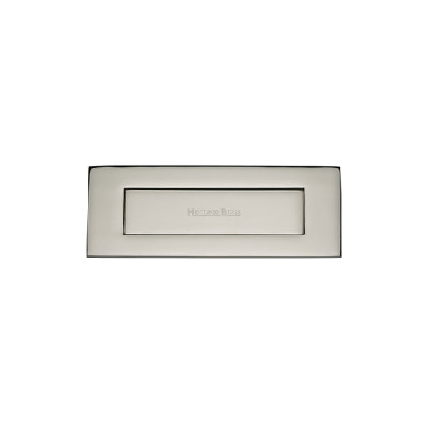 Heritage Brass Letterplate 8" x 3" Polished Nickel - V850 203-PNF - Choice Handles
