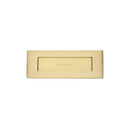 Heritage Brass Letterplate 8" x 3" Satin Brass finish - V850 203-SB - Choice Handles