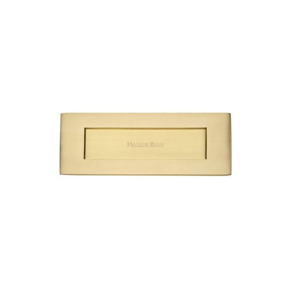 Heritage Brass Letterplate 8" x 3" Satin Brass finish - V850 203-SB - Choice Handles