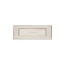 Heritage Brass Letterplate  8" x 3" Satin Nickel finish - V850 203-SN - Choice Handles
