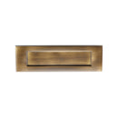 Heritage Brass Letterplate  10" x 3" Antique finish - V850 254-AT - Choice Handles