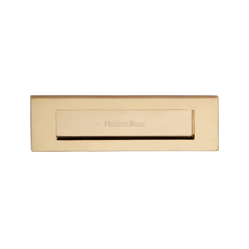 Heritage Brass Letterplate  10" x 3" Polished Brass finish - V850 254-PB - Choice Handles