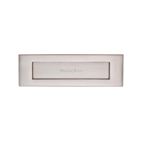 Heritage Brass Letterplate  10" x 3" Satin Nickel finish - V850 254-SN - Choice Handles