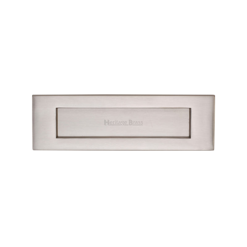 Heritage Brass Letterplate  10" x 3" Satin Nickel finish - V850 254-SN - Choice Handles