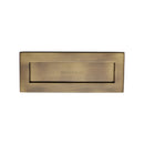 Heritage Brass Letterplate  10" x 4" Antique finish - V850 254.101-AT - Choice Handles