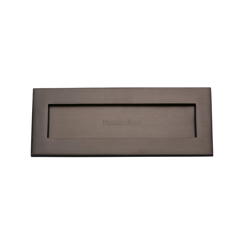 Heritage Brass Letterplate 10" x 4" Matt Bronze finish - V850 254.101-MB - Choice Handles
