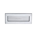 Heritage Brass Letterplate  10" x 4" Satin Chrome finish - V850 254.101-SC - Choice Handles