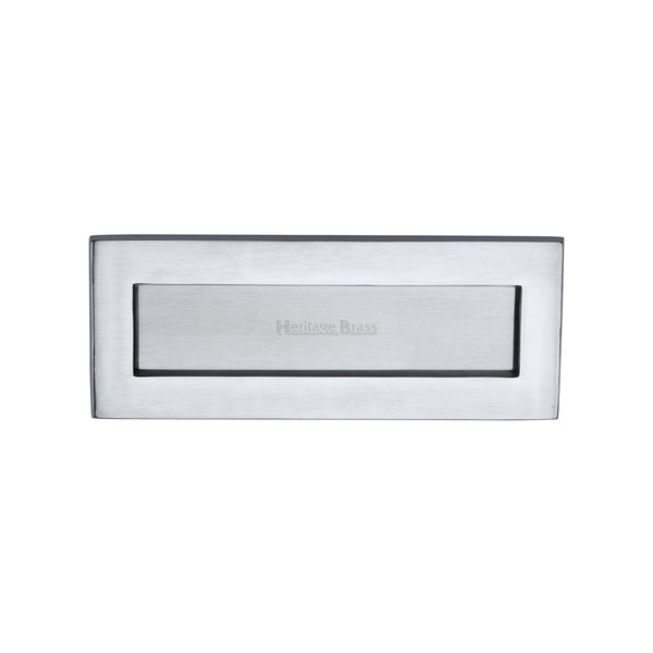 Heritage Brass Letterplate  10" x 4" Satin Chrome finish - V850 254.101-SC - Choice Handles