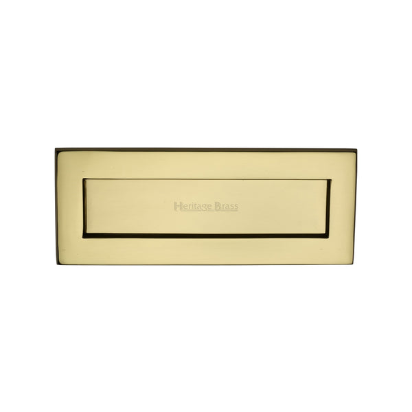 Heritage Brass Letterplate 10" x 4" Unlacquered Brass finish - V850 254.101-ULB