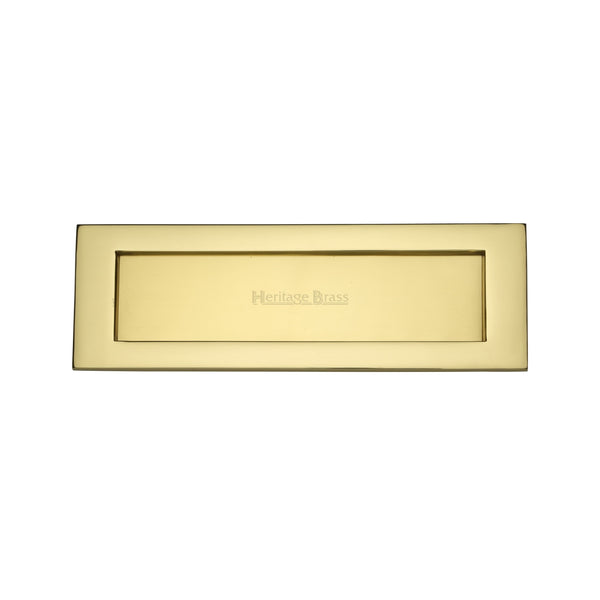 Heritage Brass Letterplate 12 x 4 Polished Brass finish
 - V850 305-PB