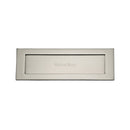 Heritage Brass Letterplate 12" x 4" Polished Nickel - V850 305-PNF - Choice Handles