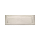 Heritage Brass Letterplate  12" x 4" Satin Nickel finish - V850 305-SN - Choice Handles