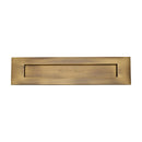 Heritage Brass Letterplate  13" x 3" Antique finish - V850 330-AT - Choice Handles