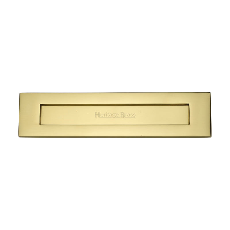 Heritage Brass Letterplate  13" x 3" Polished Brass finish - V850 330-PB - Choice Handles