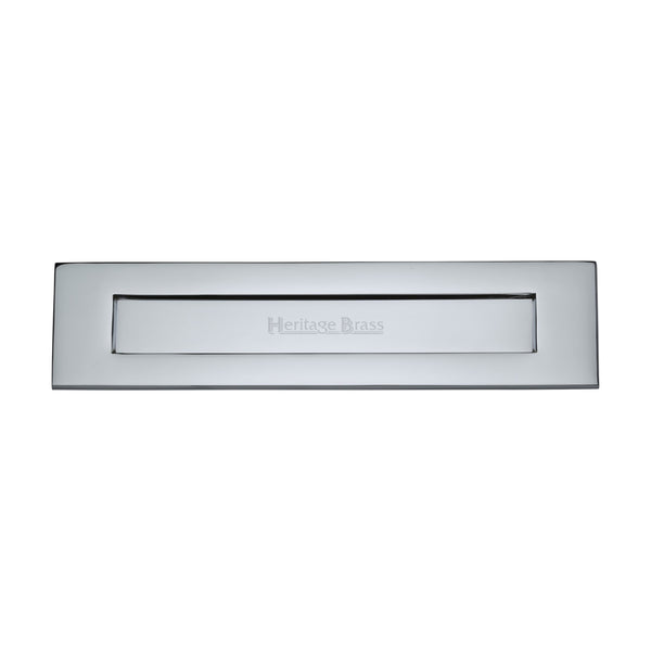 Heritage Brass Letterplate 13 x 3 Polished Chrome finish
 - V850 330-PC - Choice Handles